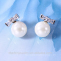 unique jewelry findings small gold earrings with pearl customized